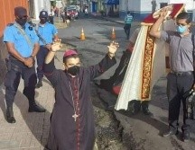 La condición física de Álvarez, de 55 años, “está desmejorada” pero su “ánimo y espíritu están fuertes”, dijo la Arquidiócesis de Managua. TWITTER/cenidh