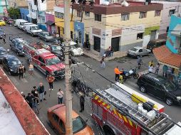 El accidente se notificó a un agente del Ministerio Público y al área de gestión de riesgos de Bomberos de Guadalajara. ESPECIAL