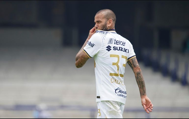 En total, la escuadra de los Pumas ha recibido 17 goles desde la llegada de Dani Alves. IMAGO7