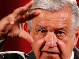 López Obrador dice que nos encontramos frente a una situación inédita porque se pensaba que quienes cometían delitos en nombre del Estado gozaban de impunidad y eso ya se terminó. EFE / I. Esquivel