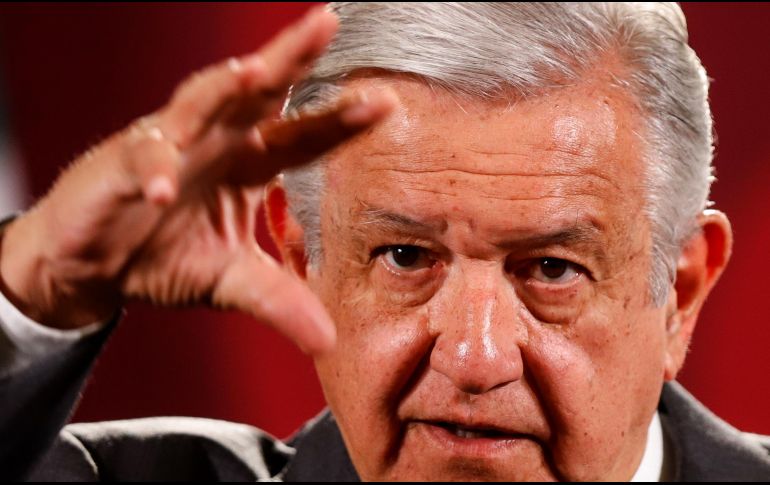 López Obrador dice que nos encontramos frente a una situación inédita porque se pensaba que quienes cometían delitos en nombre del Estado gozaban de impunidad y eso ya se terminó. EFE / I. Esquivel