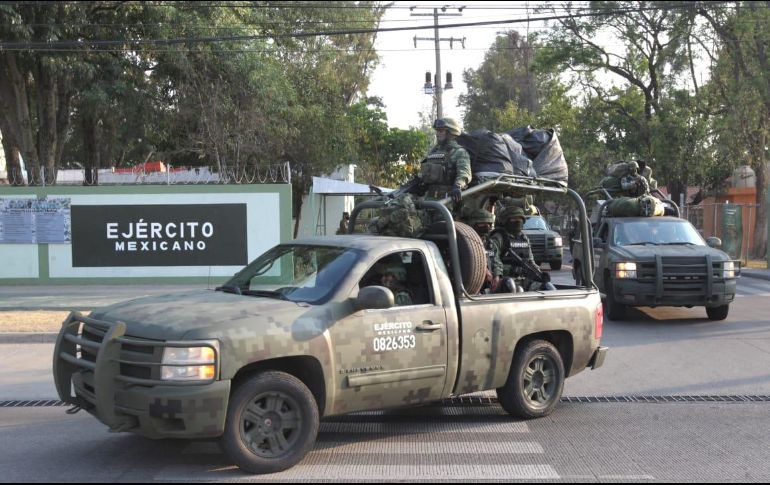 Autoridades de los tres órdenes de gobierno realizan la búsqueda del elemento policiaco federal. EL INFORMADOR / ARCHIVO
