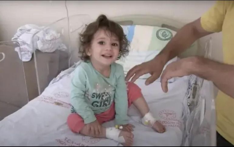 En Turquía, una pequeña nena dos años mordió gasta la muerte a una serpiente que la atacó primero en el labio. ESPECIAL.
