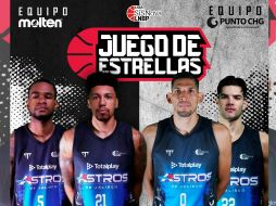 Los Astros de Jalisco están representados por cinco jugadores, quienes buscarán dejar en alto el nombre de la institución anfitriona de este evento. ESPECIAL / Astros de Jalisco