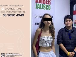 La adolescente fue trasladada a las instalaciones de la Fiscalía Especial en Personas Desaparecidas. ESPECIAL/Fiscalía de Jalisco