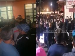 El sacerdote, quien se resguardaba al interior de su parroquia , fue vitoreado por vecinos de la alcaldía mexiquense. FOTO: ESPECIAL