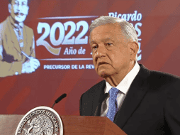 Con voz ronca, el Presidente Andrés Manuel López Obrador inicia su conferencia de prensa 