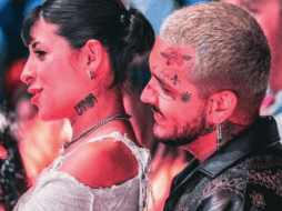 Nodal y Cazzu hicieron su primera aparición juntos en público, durante los Premios Gardel, celebrados en Argentina. ESPECIAL