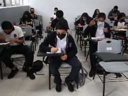 López Obrador anunció que el próximo lunes la secretaria de Educación, Delfina Gómez, estará en Palacio Nacional para explicar el asunto del nuevo plan de estudios para estudiantes de primaria y secundaria. EL INFORMADOR / ARCHIVO