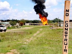 La explosión del ducto no dejó víctimas mortales ni lesionados, aunque hubo una gran movilización policial. SUN