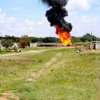 Pemex: Tras explosión de ducto en Puebla, rescatan a perrito de la zona