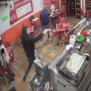 Circula video de otro asalto violento a taquería, ahora en  Tonalá (VIDEO)