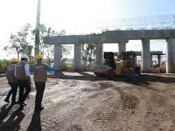 Salvador Zamora estuvo presente en el lugar de la obra. ESPECIAL