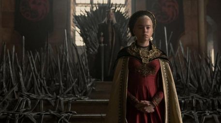 Emma D'aArcy en su rol de Rhaenyra Targaryen. HBO