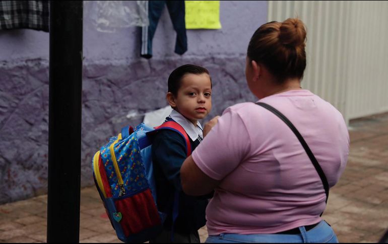 Este lunes, 29 millones 849 mil 46 estudiantes de educación básica, media superior y normales regresaron a clases para iniciar el ciclo escolar 2022-2023. SUN / D. Sánchez