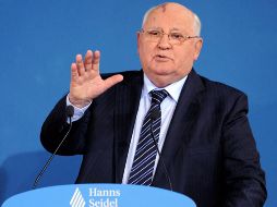Mijaíl Gorbachov recibió el Premio Nobel de la Paz en 1990. EFE/ARCHIVO