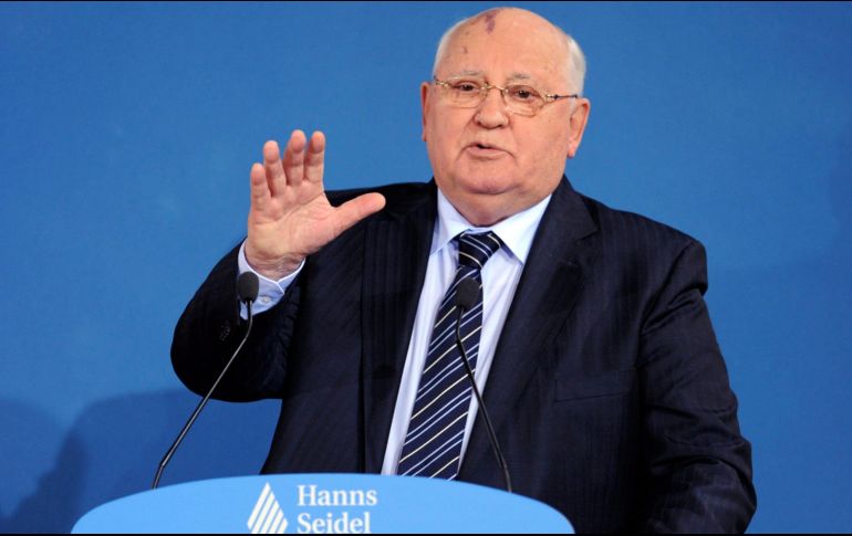 Mijaíl Gorbachov recibió el Premio Nobel de la Paz en 1990. EFE/ARCHIVO