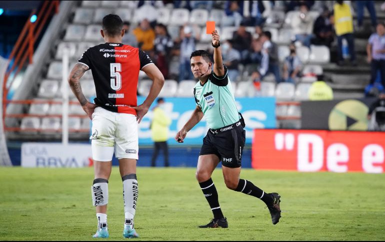 Anderson Santamaría, Luis Reyes, Martín Nervo y Camilo Vargas son los jugadores que han visto los cartones rojos en este Apertura 2022. IMAGO7