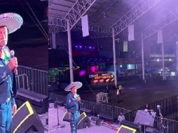 Aunque nadie asistió a su concierto, Don Rogelio cantó ante un auditorio vacío como todo un profesional. ESPECIAL