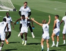 Jugadores como Luka Modric, Toni Kroos, Dani Ceballos y Militao, pusieron a prueba la nueva herramienta tecnológica que el Real Madrid no dudó en presumir en sus cuentas oficiales.  EFE/ARCHIVO