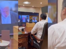 Jaime Maussan agradeció al presidente de la Cámara de Diputados su interés por el tema y aseguró que habrá una reunión en el Congreso de la Unión. TWITTER / @Sergeluna_S