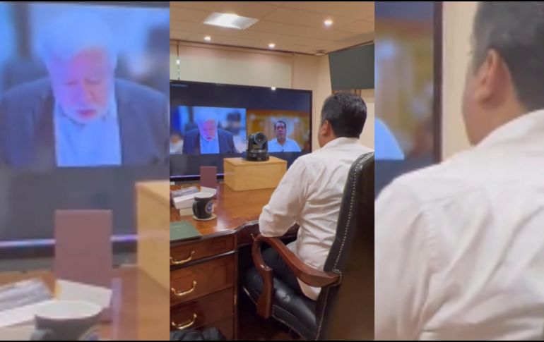 Jaime Maussan agradeció al presidente de la Cámara de Diputados su interés por el tema y aseguró que habrá una reunión en el Congreso de la Unión. TWITTER / @Sergeluna_S