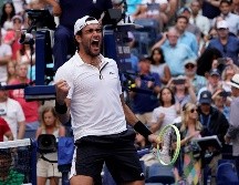 Berrettini dejó en el camino a Murray y avanzó a los octavos de final tras ganar el juego en la pista central de Flushing Meadows. AFP / A. Clary
