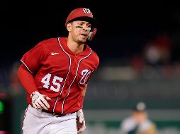 Meneses fue el gran héroe de su equipo ayer por la noche, pues en el último juego de la serie entre Washington y los Oakland Athletics el primera base mexicano consiguió el primer walkoff de su carrera en Grandes Ligas. AP / ARCHIVO