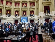 Dejando fuera las rencillas políticas, diputados argentinos se unieron para condenar el atentado contra Kirchner. AFP/Cámara de Diputados argentina