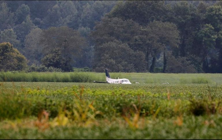 El piloto de la avioneta, identificado como Corey Wayne Patterson, será acusado de hurto mayor y amenazas terroristas. AP/N. Boertman