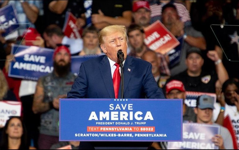 Donald Trump sostuvo que el allanamiento del mes pasado a su residencia fue una 