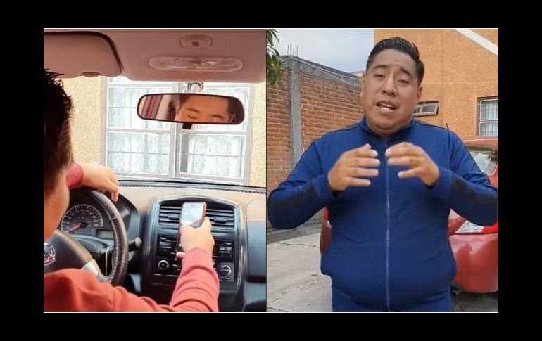 El chofer concluyó su historia con un llamado a la prudencia y la gentileza con los prestadores de servicios. ESPECIAL/CAPTURA DE VIDEO