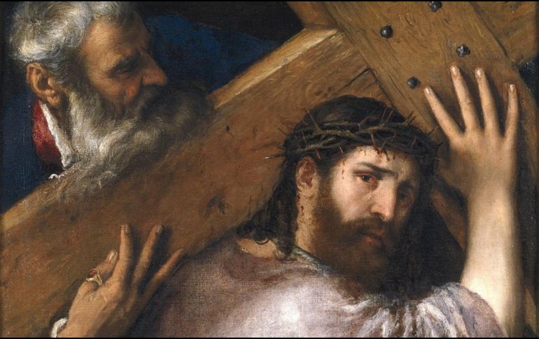 «El que no carga su cruz y me sigue, no puede ser mi discípulo». WIKIPEDIA/ «Cristo cargando la cruz», de Tiziano