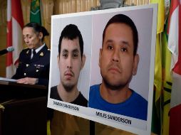 La portavoz Rhonda Blackmore dio a conocer que ya se tienen identificados a los supuestos autores de este ataque, Damien Sanderson y Myles Sanderson, de 31 y 30 años, respectivamente. AP / M. Bell