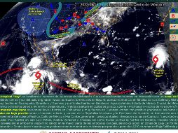 Las lluvias puntuales torrenciales también caerán en Nayarit, Sinaloa, Colima y Michoacán. ESPECIAL / smn.conagua.gob.mx