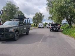 El cadáver fue localizado la mañana de hoy martes en el cruce de las calles Mar Negro y Mar Rojo, en la colonia Villa Fontana Aqua. ESPECIAL /