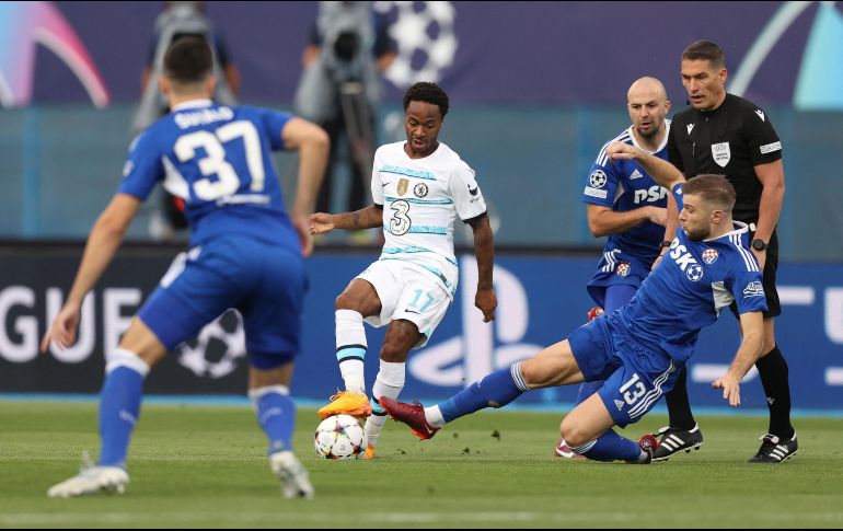El Chelsea dominó el juego ante el Dinamo Zagreb y tuvo más ocasiones, pero se mostró ineficaz. AFP / D. Sencar