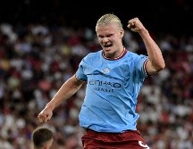 Erling Haaland no para de hacer goles. AFP/C. QUICLER