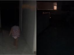 En el video menciona que fue con su niña por leche a las 12:00 am, mientras que se logra ver que se dirigen a la cocina caminando por un pasillo totalmente oscuro. ESPECIAL