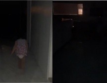 En el video menciona que fue con su niña por leche a las 12:00 am, mientras que se logra ver que se dirigen a la cocina caminando por un pasillo totalmente oscuro. ESPECIAL