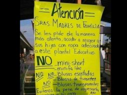 El anuncio sobre la vestimenta de las madres generó opiniones diversas en Twitter y Facebook. ESPECIAL