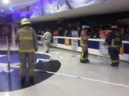 El incendio inició en una máquina de palomitas de un cine. ESPECIAL