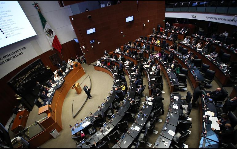 El Senado se encuentra en sesión plenaria discutiendo la reforma de la Guardia Nacional. El Universal