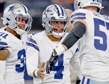 Dak Prescott y los Cowboys serán anfitriones de Tom Brady y los Buccaneers. AFP/T. Pennington