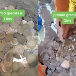 Viral: ¡De suerte! Albañiles se encuentran un "tesoro" mientras trabajaban en una obra