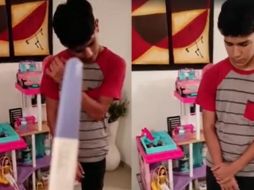 Aunque el video ya fue borrado por el padre del joven, otros internautas y medios de comunicación se encargaron de guardar y compartir el video. ESPECIAL