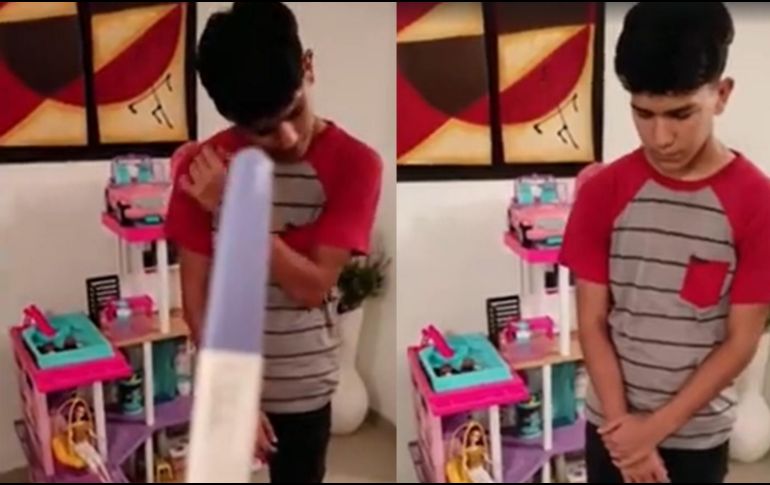 Aunque el video ya fue borrado por el padre del joven, otros internautas y medios de comunicación se encargaron de guardar y compartir el video. ESPECIAL