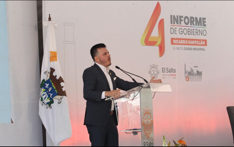 Ricardo Santillán destacó que las finanzas de El Salto han sido positivas, ya que se redujo la deuda pública un 78 por ciento. EL INFORMADOR/A. Camacho