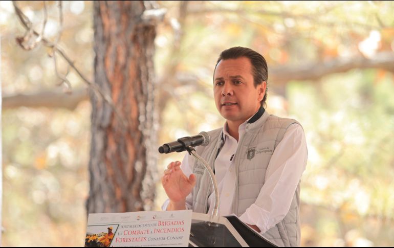 Luego de haber dado el “Grito de Independencia” en Zapopan mientras fue alcalde, este sería el primer festejo que encabezaría Lemus como munícipe de Guadalajara. EL INFORMADOR / ARCHIVO