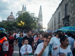 Las fiestas patrias en el Centro tapatío serán presenciales este 16 de septiembre. EL INFORMADOR/ ARCHIVO